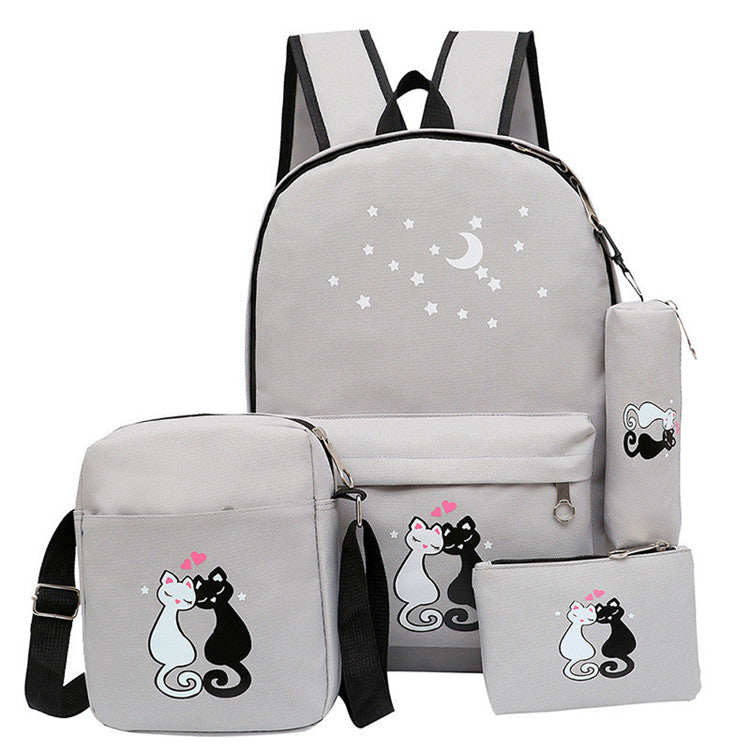 4-Piece School Bag & Backpack Set