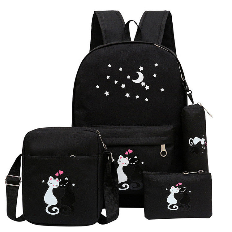 4-Piece School Bag & Backpack Set