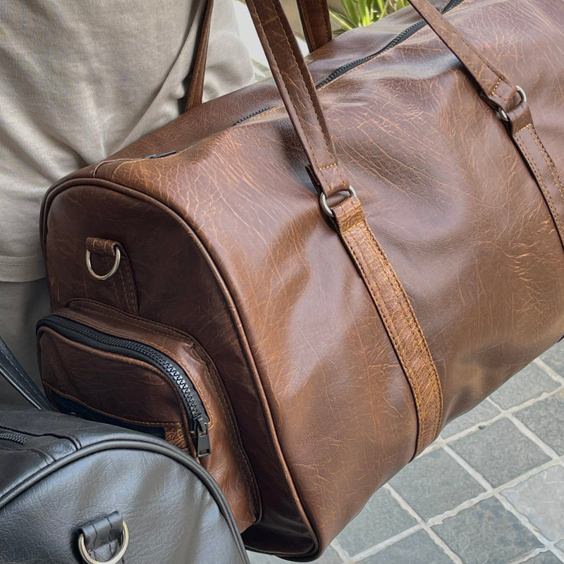 Premium Leather Duffle Bag