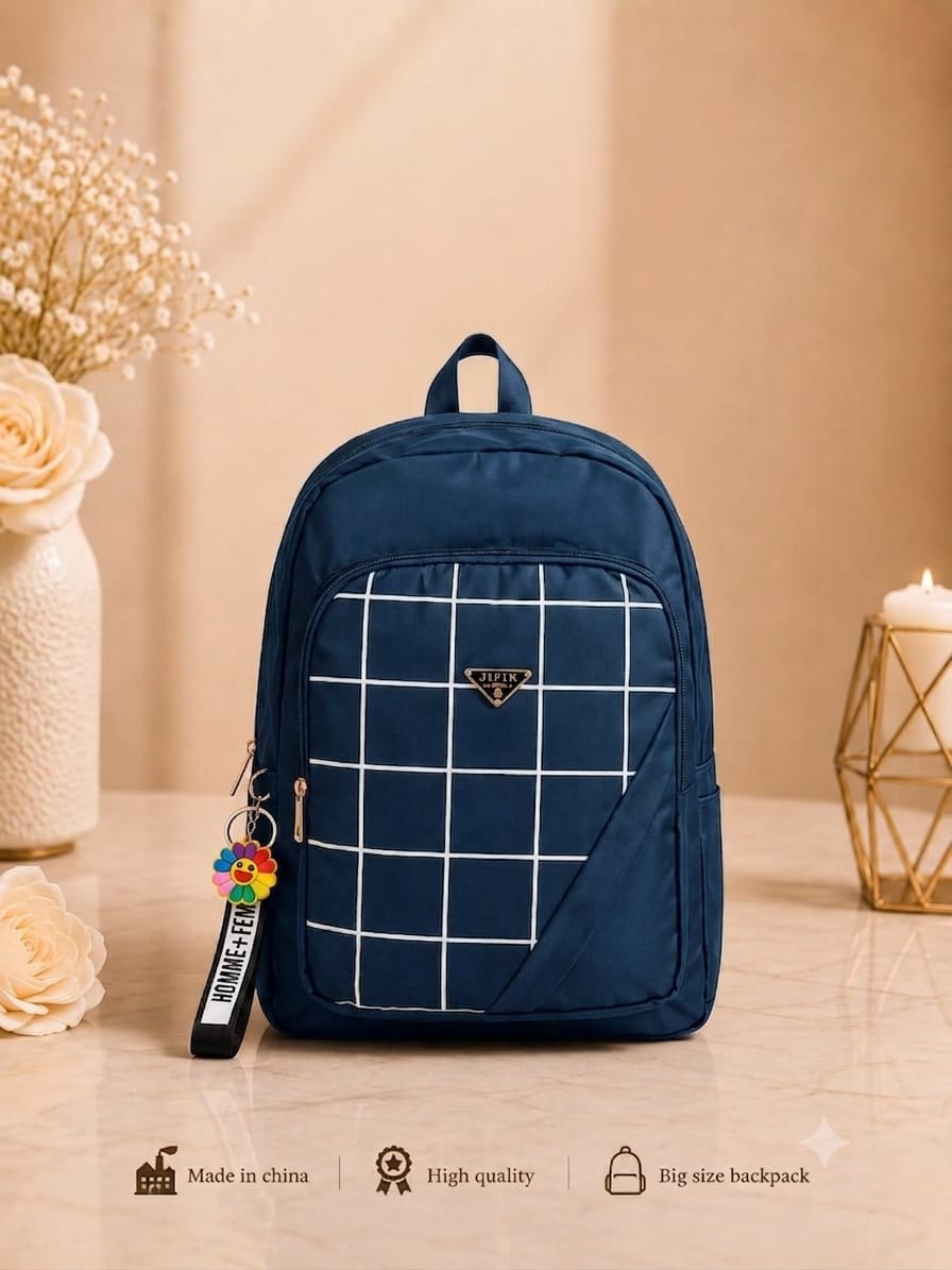 Urban Check Large Capacity Backpack