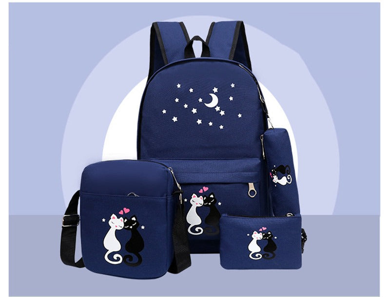 4-Piece School Bag & Backpack Set