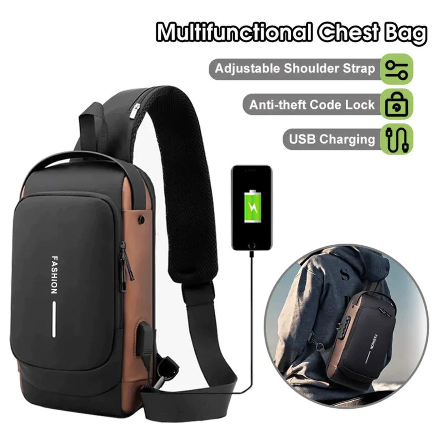 Anti-Theft Cross Body Bag